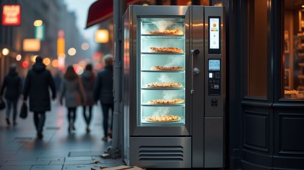 Distributeur automatique pizza : mangers de bonnes pizzas fraîches 24h/24