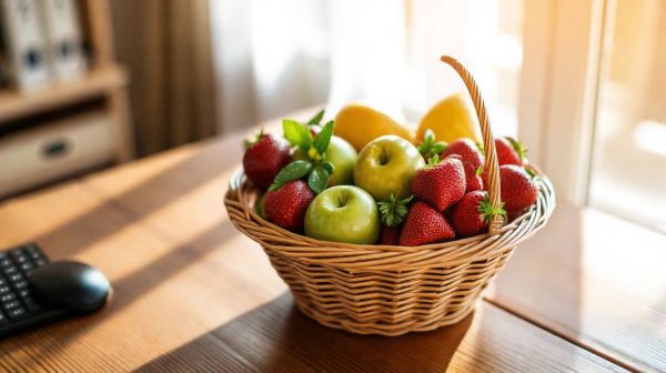 Top 5 critères pour sélectionner une corbeille de fruits de bureau